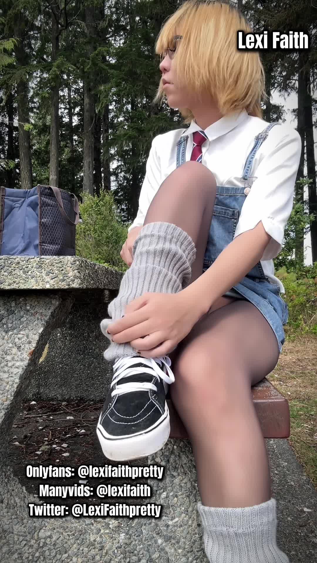 Cute asian femboy outdoor nudity